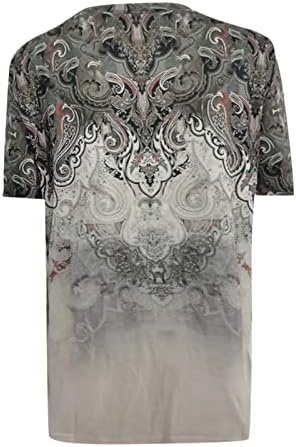 Yutanral feminino saindo tops Trendy elegante e elegante camisetas gráficas casuais túnica o-deco