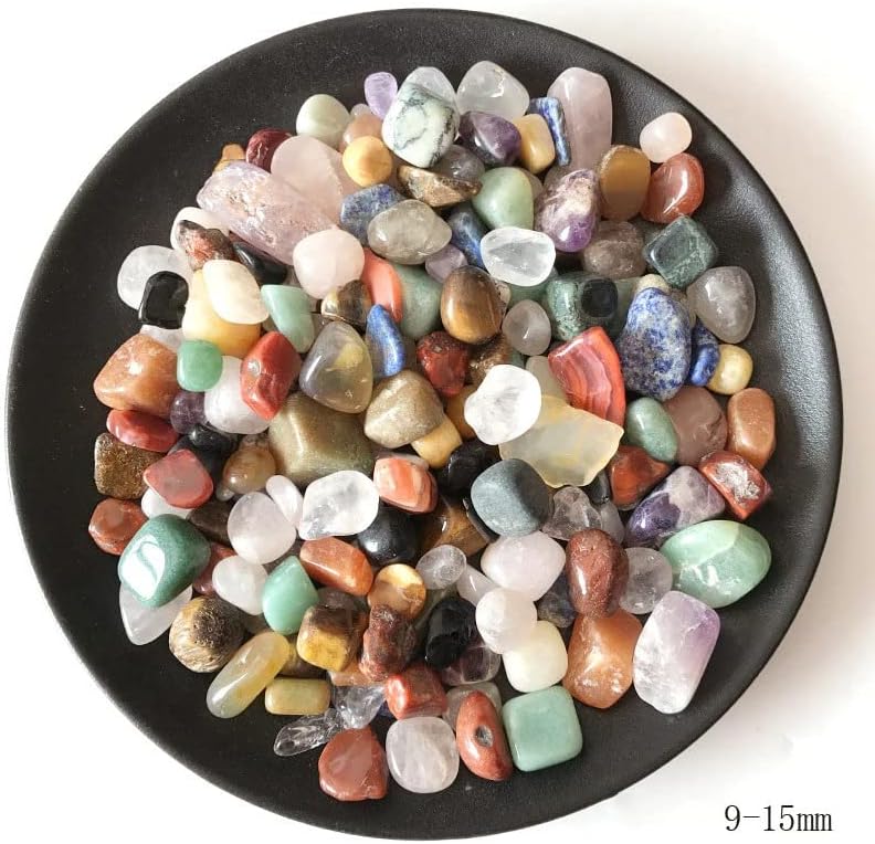 100g 4 tamanhos naturais misto de quartzo cristal pedra rocha cascalho decoração de tanque cálculos e minerais naturais