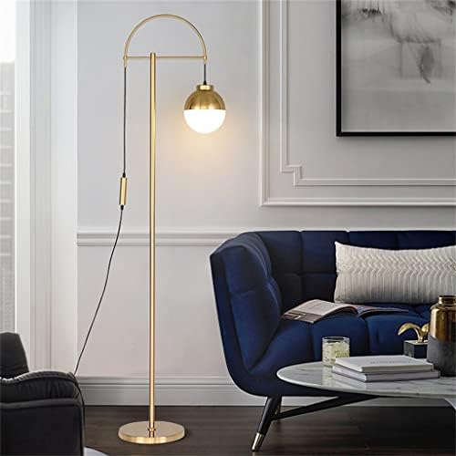 Liruxun lâmpada de ouro lâmpada nórdica Lâmpada de estar da sala de estar pós -moderna e27 iluminação em pé para quarto de estar quarto