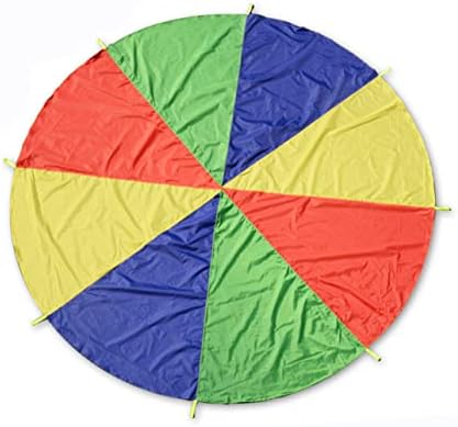Toddmomy 3 Toys Team Parachute Game Trampolines Trampolines For Kids Piquenique Tent Blanket Kids Parachute Rayan Toys for Kids Cooperativo Parachute Pequenas Cooperado