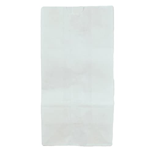 Sacos de papel Kraft White Kraft de 4lb- pacote de 100ct
