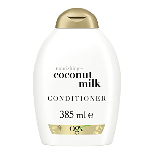 OGX Nourishing + Coconut Milk Hidration Condicionador para cabelos fortes e saudáveis, com leite de coco, óleo de