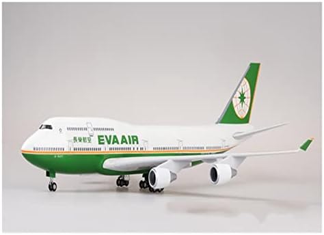 Modelos de aeronaves 1/157 ajuste para Eva Air Boeing B747 AVION Airbus Airbus Airbus w/Lights & Wheels Collectible