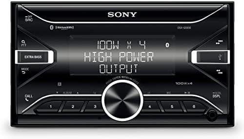 Sony DSX-GS900 GS Série 2-Din High Power 45W X 4 RMS Receptor de mídia digital com Bluetooth e Siriusxm pronto