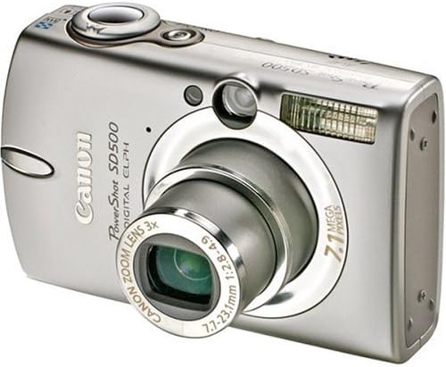 Canon PowerShot SD500 7.1MP Câmera Digital Elph com Zoom óptico 3x