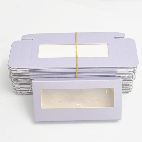 Caixas de papel de embalagem de cílios falsos Caixas de cílios embalagens Casas de maquiagem 3D Casos de retângulo de maquiagem a