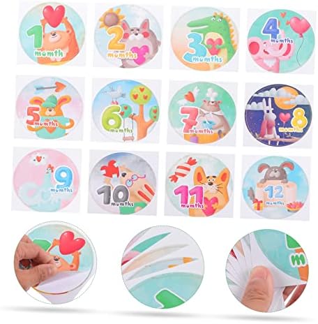 Toyvian 1 set adesivos de bebê adesivos de adesivos de adesivos de adesivos para crianças adesivos de gravadores presentes adesivos de desenho animado