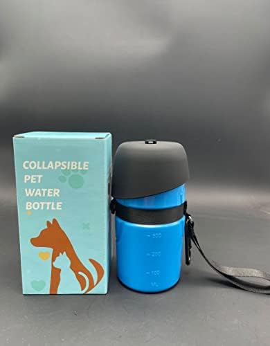 444 Ltd Bottle de água para animais de estimação 600ml | Garrafa de água portátil de viagem para cães | Robusta e à prova de