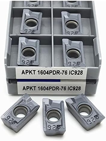 Ferramentas de moagem da AHEGAS 10 PCS APKT1604 PDR 76 IC928 Inserir inserção de carboneto de moagem APKT 1604 76