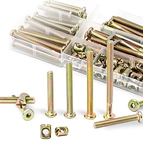 Conjunto de substituição de parafusos de berço gdfymi, parafusos de berço delta parafusos de soquete hexadecipal parafusos para