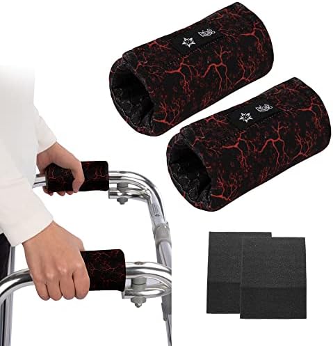 Universal Walker Grip Grip Scolded Covers não deslizamento de espuma de almofada para dobrar as almofadas da coragem de cadeira