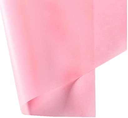 Papel de embrulho de flor de rosa rosa rosa, Dia dos Namorados Florist Bouquet Bouquet Packaging Bag Supplies, Papel