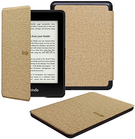 Para 6 Kindle - Capa de tecido leve com despertar/sono automático