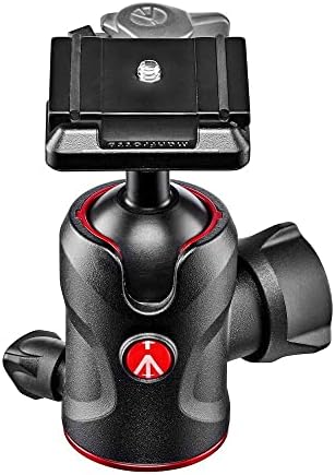 Manfrotto Compact Ball Head 496, cabeça de bola fluida para tripé da câmera, estabilizador de câmera, equipamento de fotografia,