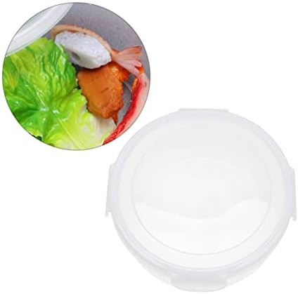 Luxshiny Box Deli Recipientes com tampas de vácuo Recipiente lixo recipiente transparente com salada de recipientes para lancheira