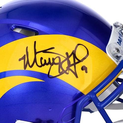 Matthew Stafford Los Angeles Rams Autografou Riddell Speed ​​Helmet autêntico - Capacetes NFL autografados