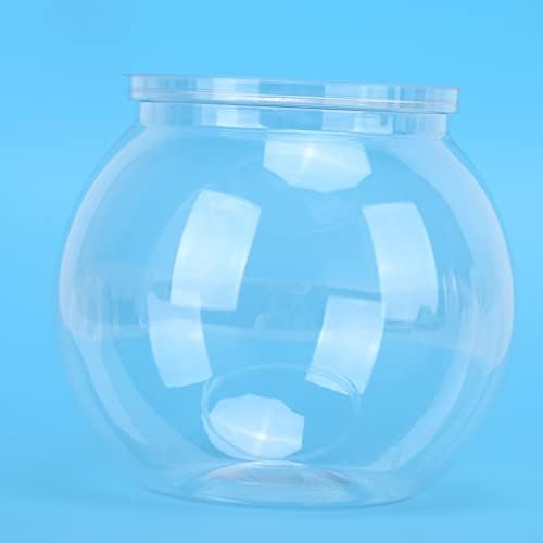 Mini Tanque de Peixes, tigela de peixe clássica de tambor transparente tigela redonda de aquário 360 ° Vista para a peça central de aquário ou terrário