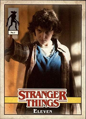 2019 Topps Stranger Things Welcome to the Upside Down Cartões 1 Onze Série de televisão oficial da Netflix Card.