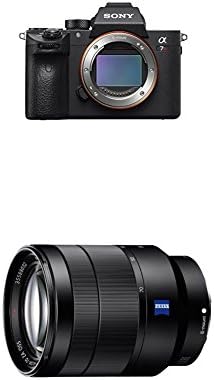 Sony Alpha 7R III Câmera sem espelho com sensor de 42,4MP de quadro completo, câmera com processador de imagem LSI frontal, vídeo em 4K com lente de câmera de montagem eletrônica da Sony: Fe 24-70 mm f2.8 g mestre de quadro completo lente padrão lente padrão