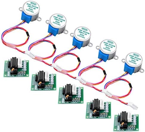 LONGRUNER 5X MOTOR DE IPPSSIMENTO ENGRESSADO 28BYJ 48 ULN2003 5V MOTOR DE MOTOR DE INSTRA