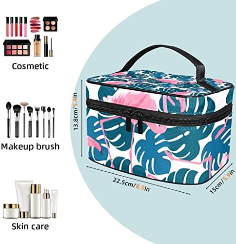 Bolsa de maquiagem do Yoyoamoy para mulheres meninas, bolsa de maquiagem de bolsa de cosméticos grande, bolsa de viagem