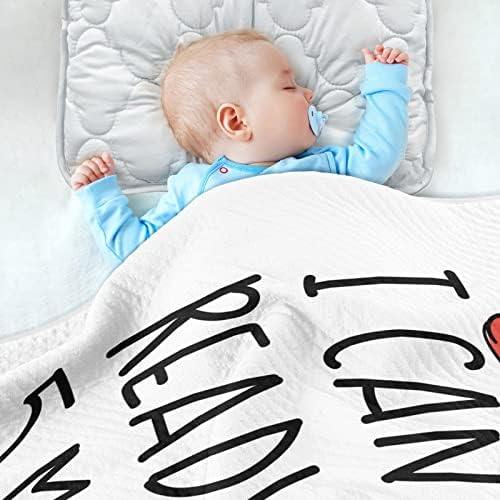 Cobertor de arremesso de algodão acordado para bebês, recebendo cobertor, cobertor leve e macio para berço, carrinho,