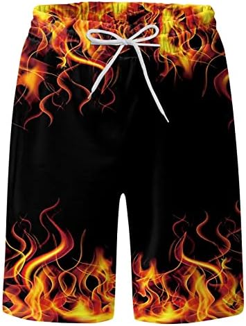 Wenkomg1 Swim Turnks for Men, Summer Quick Dry Hawaiian Shorts Tropica