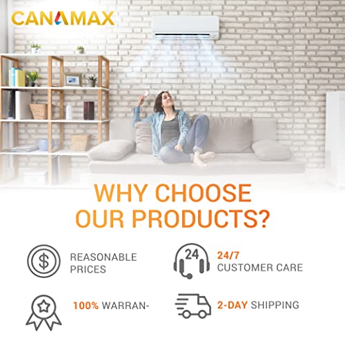 CANAMAX Premium 6UF MFD ± 5% 370-440VAC Capacitor de partida oval 50/60 Hz elétrico - ajuste exato para a execução do motor CA ou o ventilador Iniciar e resfriar ou o ar condicionado de bomba de calor