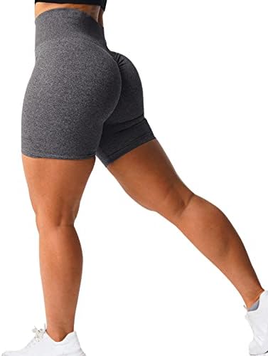 EHH Mulheres com cintura alta shorts de ioga de cintura alta shorts de ciclismo de barriga