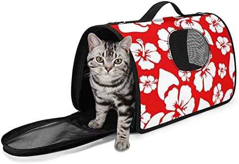 Aloha Hawaiian Hibiscus Pet Caminhão Puppia pequena bolsa de transporte para viagens ao ar livre para viajar