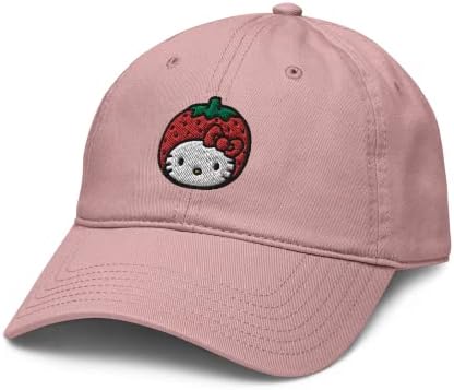 Sanrio Hello Kitty Strawberry Ajuste Baseball Hat