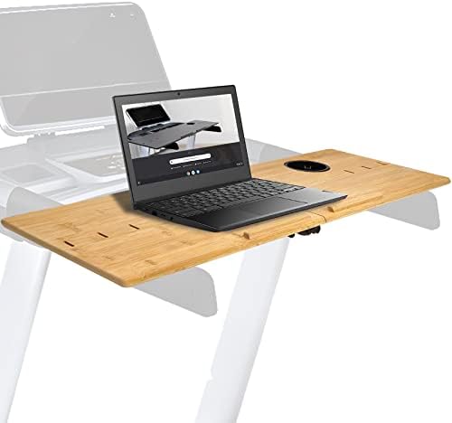 Desk da esteira universal, mesa de laptop ergonômica da plataforma para notebooks, tablets, MacBook e muito mais, estação de trabalho