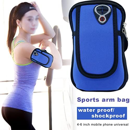 Werfds de 6 polegadas Bolsa de braçadeira esportiva Bolagem de jogging telefone ao ar livre Fitness Gym Brand Bolt Belt Belt Sacts