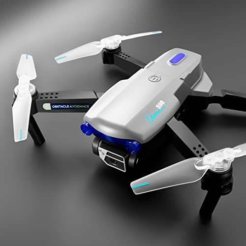 Drone com câmera para crianças adultos, câmera 4K Dual HD FPV, Controle remoto de localização de fluxo óptico, registro de loop