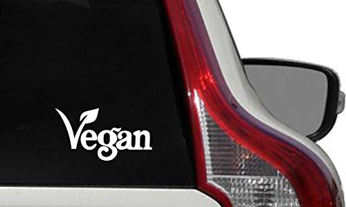 Folha de texto vegano Versão 1 adesivo de vinil de carro adesivo de pára -choques para carros automáticos para caminhões de pára -brisa