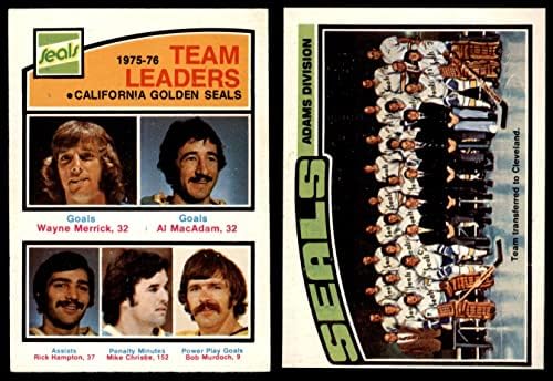 1976-77 O-PEE-Chee California Golden Seals Set Definir California Golden Seals VG/EX+ Golden Seals