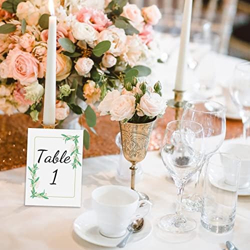 Números de tabela 1-25 mais cartão de mesa de cabeça, cartão de 4 * 6 polegadas de 4 * 6 polegadas para casamento e eventos Design exclusivo