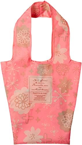 Cabeças EBP-3BQB Eco Bag, 13,8 x 34,6 polegadas, flores, rosa, 5 peças, bolsa de buquê