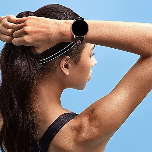 Easuny Compatível para Samsung Galaxy Watch 4 Band, Samsung Active 2 Watch Band 40mm, Galaxy Watch 3 41mm, 20mm Redução rápida