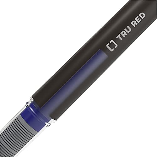 Tru Red TR57322 Rollerball canetas, ponto fino, azul, dúzia/pacote