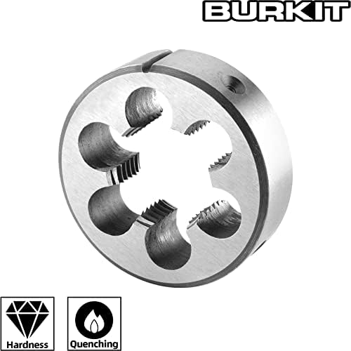 Métrica Burkit M34 x 1,5 Dado de rosqueamento redondo, M34 x 1,5 rosca da máquina Die a mão esquerda