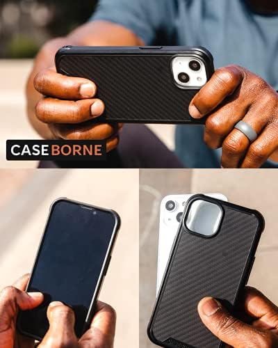 CasoBorne R Compatível com o iPhone 14 / iPhone 13 capa - Caso de proteção à prova de choque, queda de 12 pés de grau de grau de