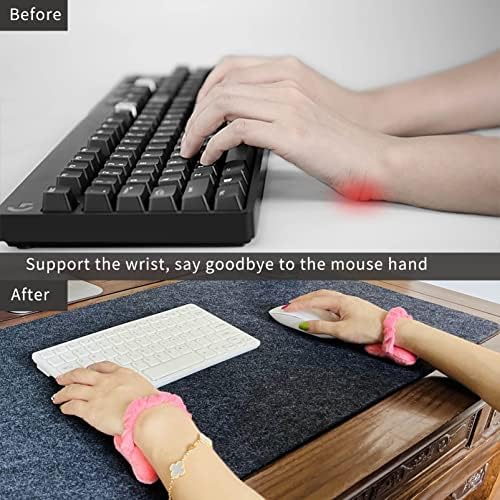 DawnTrees Mouse Pad Suporte ao pulso, PORTABILIDADE REST REST para teclado de computador, o pulso de banda elástico criativa REST carregado com você, pode ser usado como uma faixa de cabelo