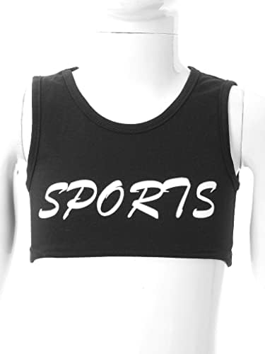 TTAO Girls Summer Tracksuit Athletic 2 peças Roupas de colheita Tampas de colheita com leggings Definir Yoga Workout Sportsuit