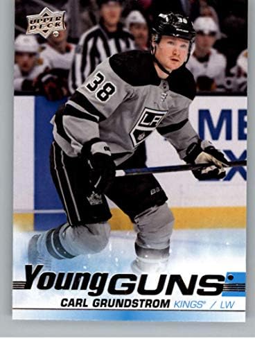 2019-20 Deck superior 484 Carl Grundstrom Young Guns RC Rookie Los Angeles Kings NHL Hockey Trading Card