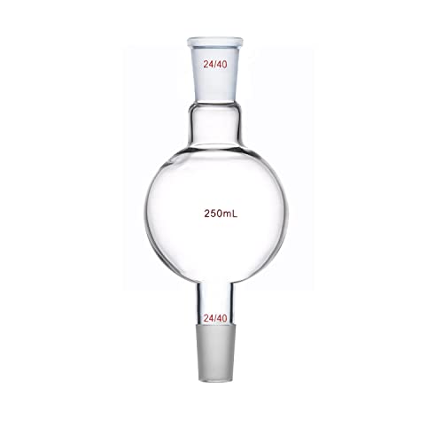 Deschem 250ml, 24/40, cromatografia recebem copos de gama de laboratório de reservatório de frasco de frasco de vidro de vidro