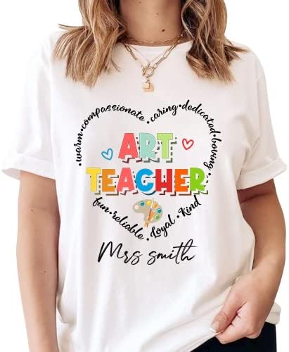 Camisas de professores personalizados nazenti, presentes de professores, camisa de volta às aulas, camisas para professores
