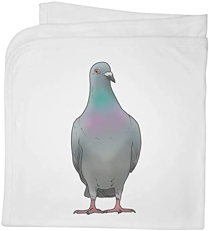 Azeeda 'Pigeon' Cotton Baby Blain / Shawl