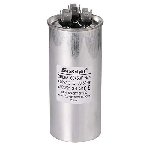 Bluenathxrpr 60+5 mfd uf cbb65 capacitor ar condicionado capacitor redondo motor dural run capacitor resistente