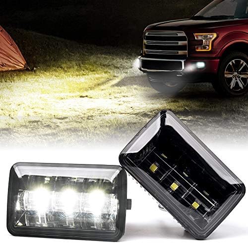 XPRITE WHITE LED LED LUZES COMPATÍVEL COM 2015 2017 2018 2019 Ford F150 Raptor, 2017-2018 Super Duty Bumper Driving